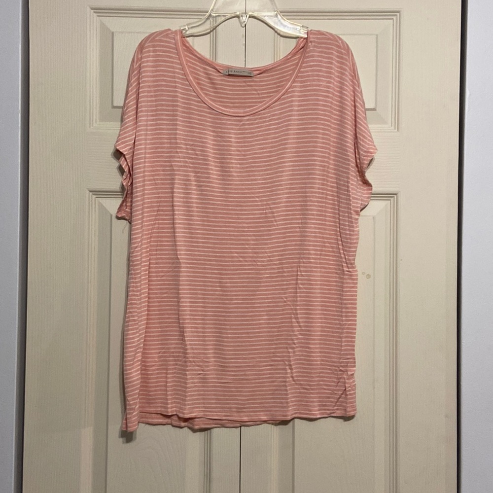 Pink Striped Top